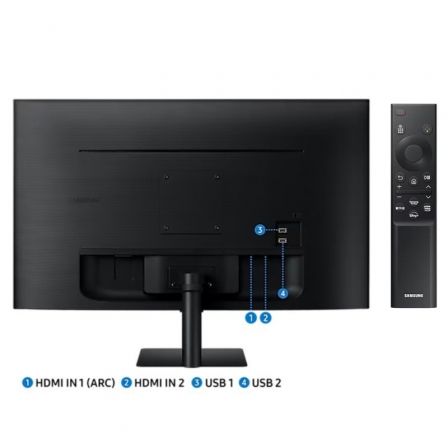 Samsung Smart Monitor M5 M50D 27 pulgadas Full HD LS27DM500EUXEN Negro Samsung Smart Monitor M5 M50D 27 pulgadas Full HD LS27DM500EUXEN Negro